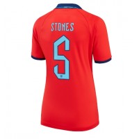 Anglicko John Stones #5 Vonkajší Ženy futbalový dres MS 2022 Krátky Rukáv